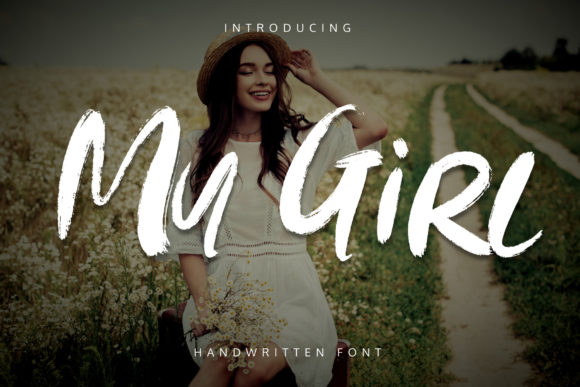 My Girl Font Poster 1