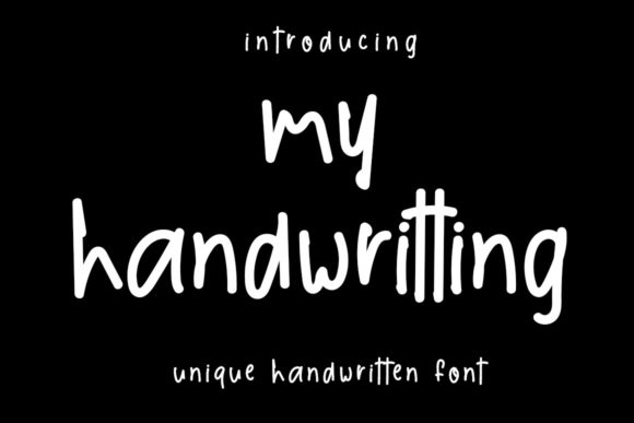 My Handwritting Font