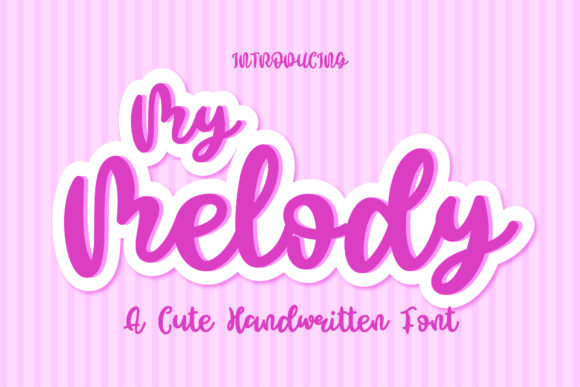 My Melody Font Poster 1