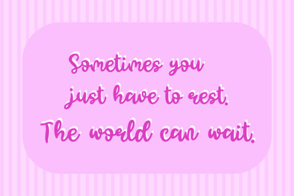 My Melody Font Poster 4