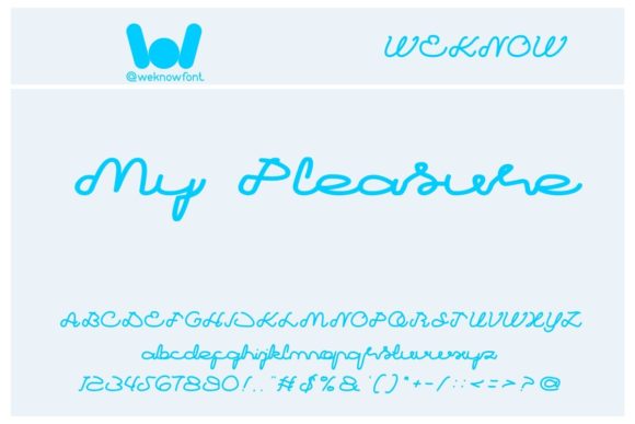 My Pleasure Font