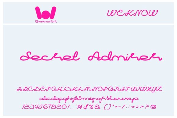 My Pleasure Font Poster 5