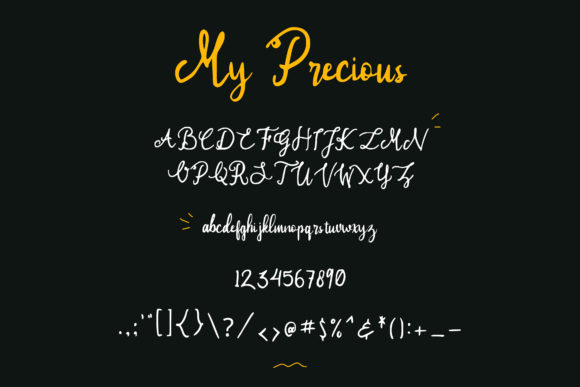 My Precious Font Poster 6