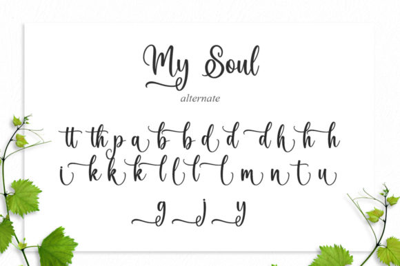 My Soul Font Poster 7