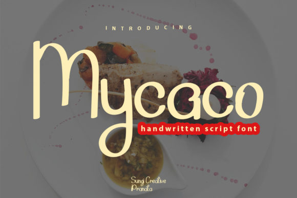 Mycaco Font Poster 1