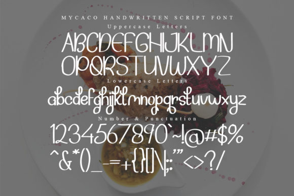 Mycaco Font Poster 6