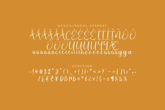 Mysil Script Font Poster 3