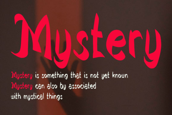 Mystery Font Poster 2