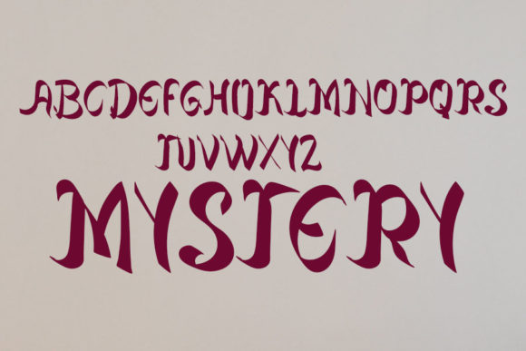 Mystery Font Poster 4