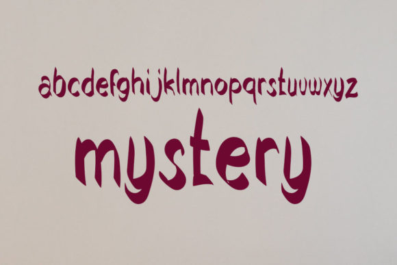 Mystery Font Poster 5