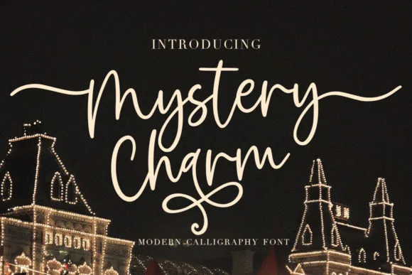 Mystery Charm Font Mystery Charm Font Poster 1
