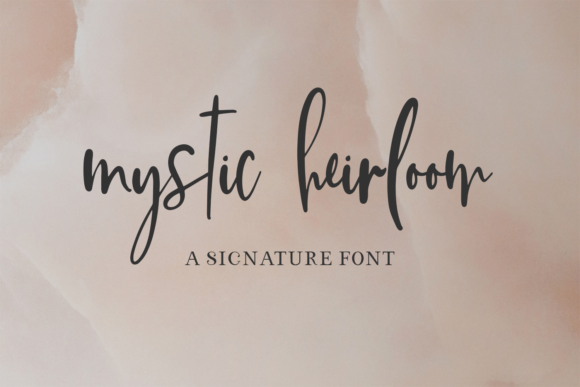 Mystic Heirloom Script Font Poster 1