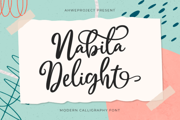 Nabila Delight Font Poster 1