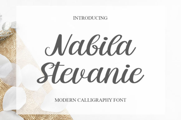 Nabila Stevanie Font Poster 1