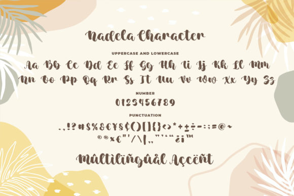 Nadela Font Poster 4