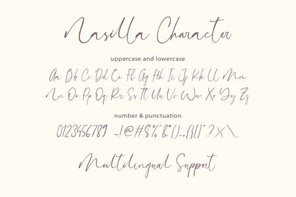 Nasilla Font Poster 8