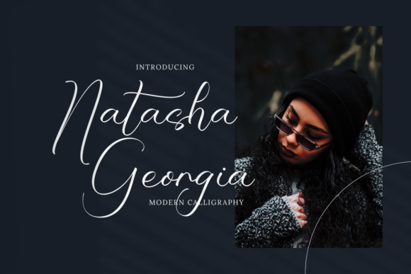 Natasha Georgia Font Poster 1