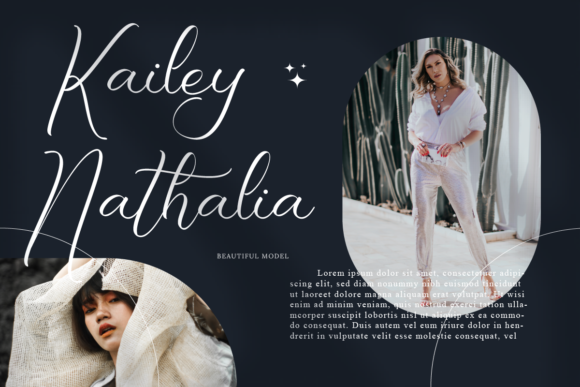 Natasha Georgia Font Poster 3