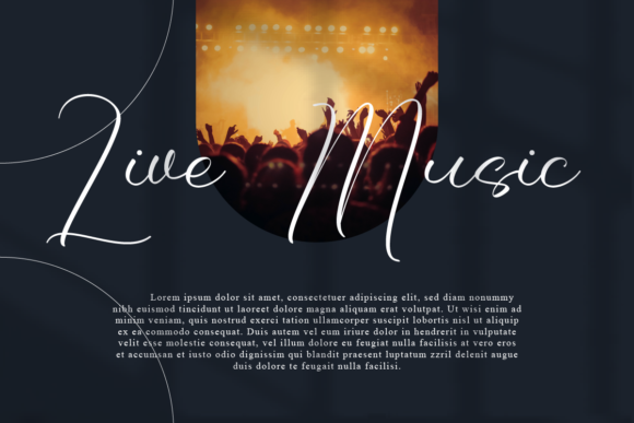 Natasha Georgia Font Poster 8