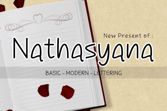 Nathasyana Font Poster 1