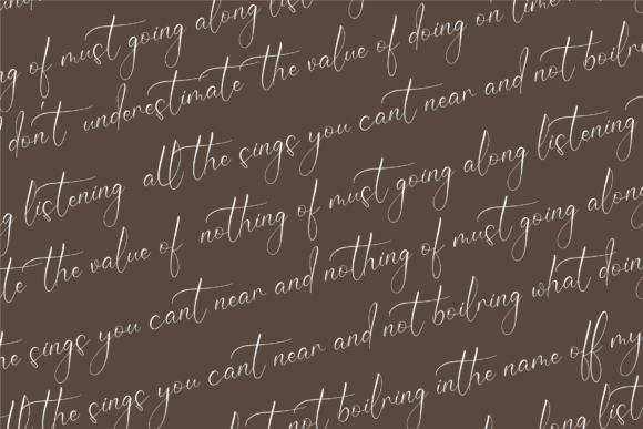 Nattasha Beautica Font Poster 8