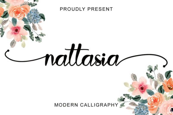 Nattasia Font Poster 1
