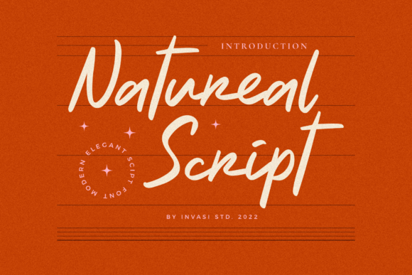 Natureal Script Font Poster 1