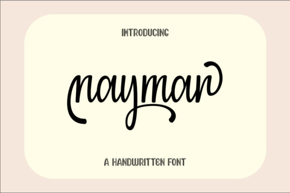 Naymar Font Poster 1