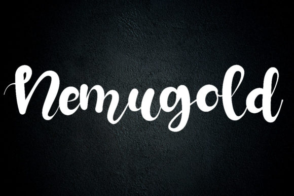 Nemugold Font Poster 1