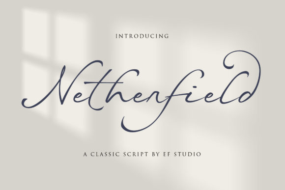 Netherfield Font Poster 1
