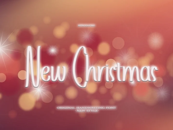 New Christmas Font Poster 1