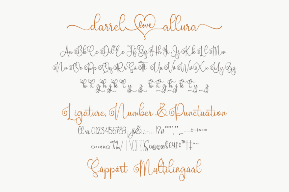 New Darrel Allura Font Poster 3