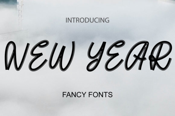 New Year Font Poster 1