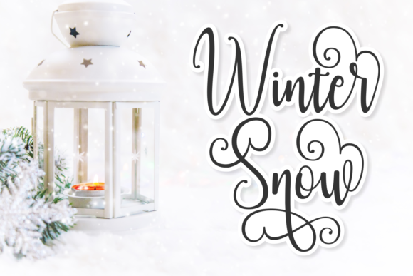 News Christmas Font Poster 2