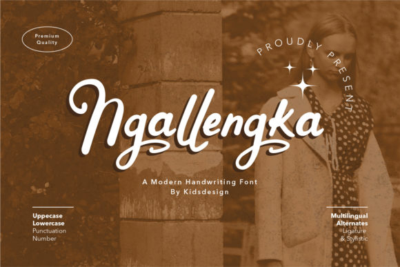 Ngallengka Script Font