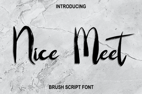 Nice Meet Font Poster 1