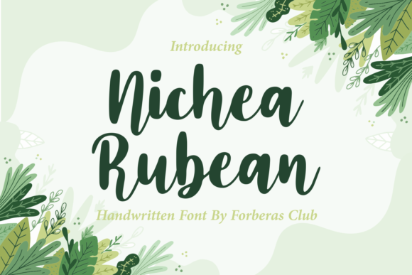 Nichea Rubean Font Poster 1