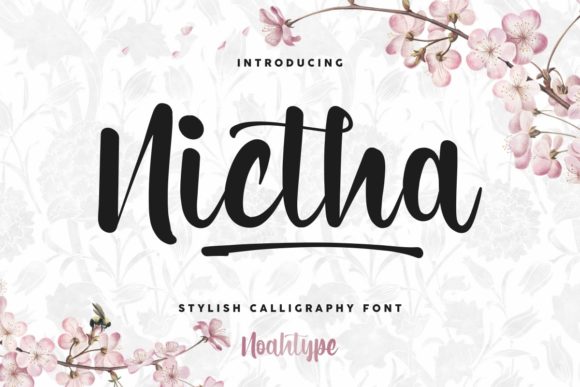 Nictha Font Poster 1