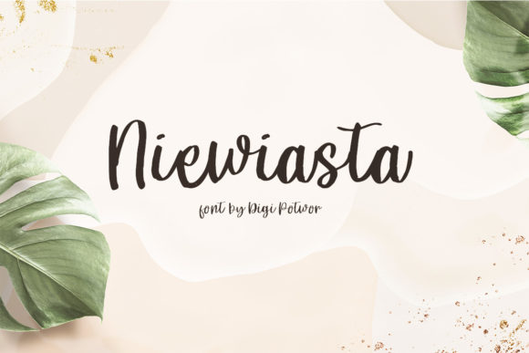 Niewiasta Font Poster 1