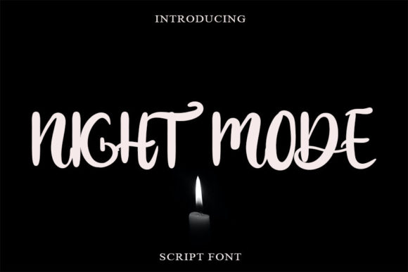 Night Mode Font