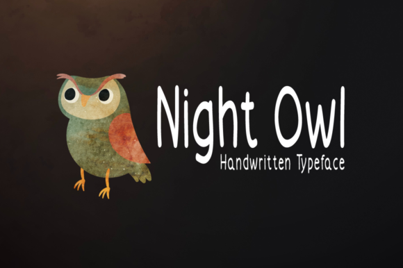 Night Owl Font Night Owl Font Poster 1