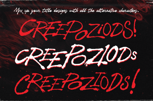 Night Visions Font Poster 5