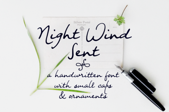 Night Wind Sent Font Poster 1