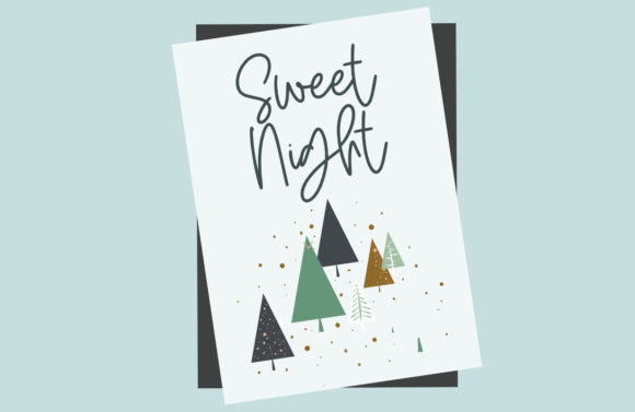 Nightlike Font Poster 4