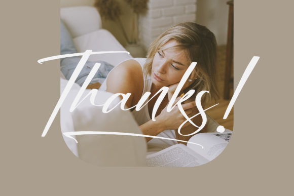 Nighty Bright Font Poster 15