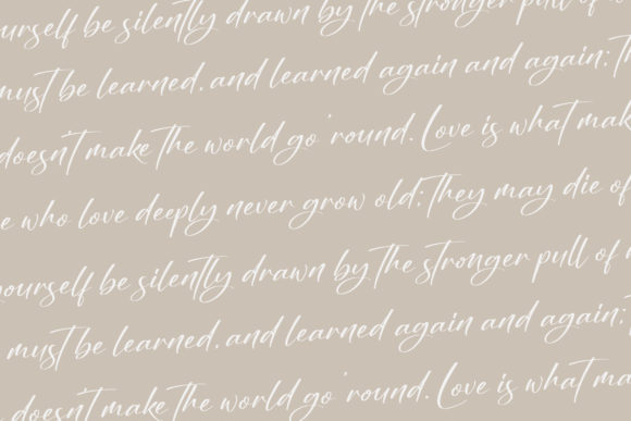 Nighty Bright Font Poster 10
