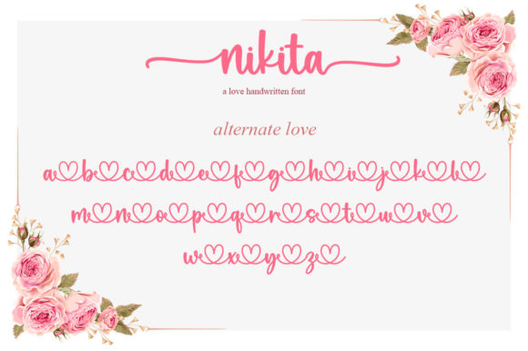 Nikita Font Poster 7