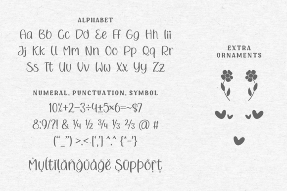 Ningst Cute Font Poster 3
