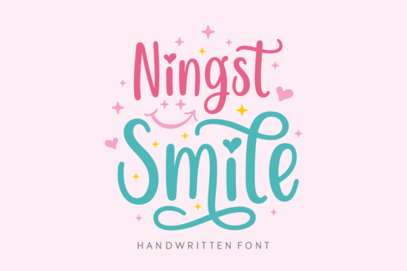 Ningst Smile Font Poster 1