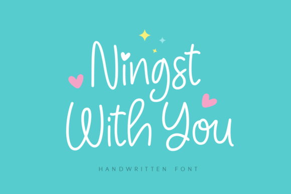 Ningst with You Font Poster 1